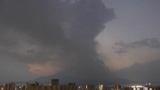 桜島で爆発的噴火　噴煙1500m　降灰は鹿児島市吉野方向へ【きょう9日・あす10日の降灰予報】　|　鹿児島のニュース｜MBC NEWS｜南日本放送