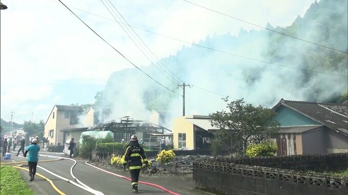 3棟全焼　串間市で火災　けが人なし　|TBS NEWS DIG