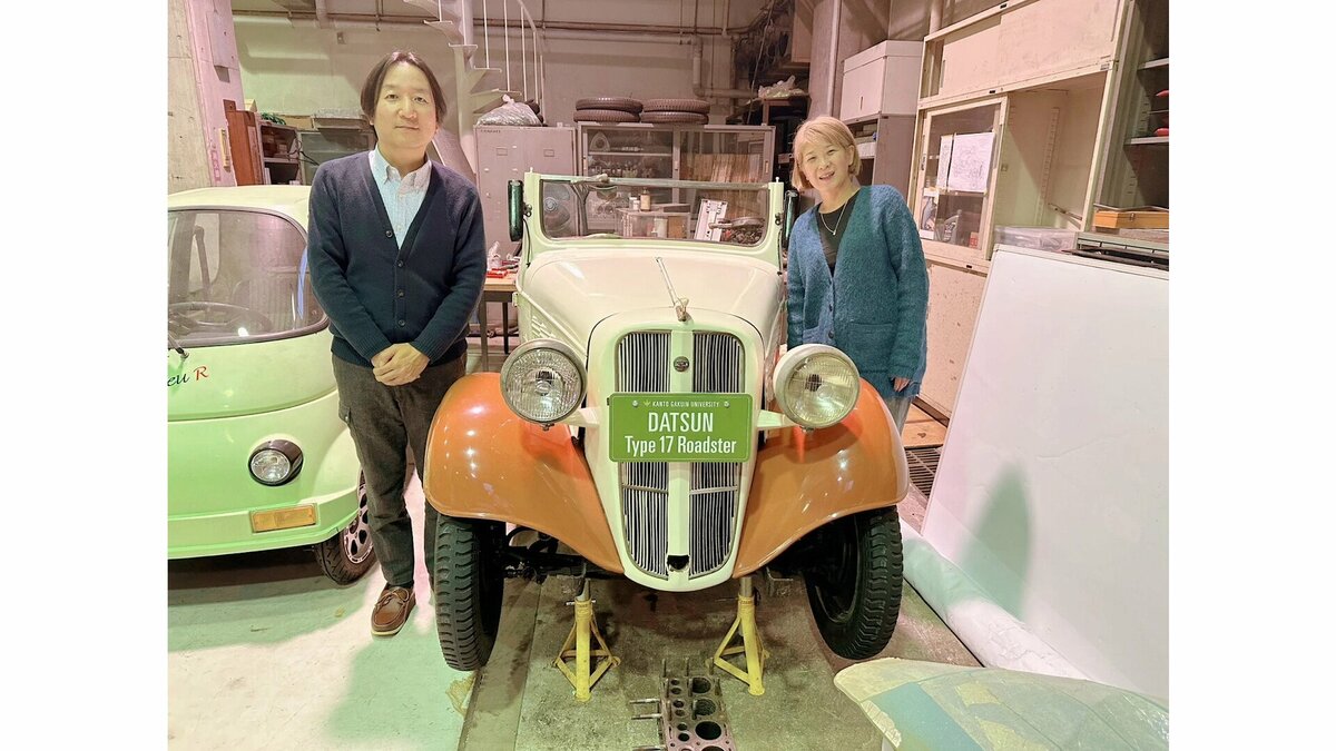 日産の名車「ダットサン」を学生らが7年かけ修復 日本の自動車産業を