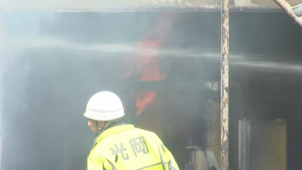 「激しい煙と火柱…」下駄工場で火事　4時間半後に鎮火　周辺に一時避難を呼びかけ　けが人なし　大分