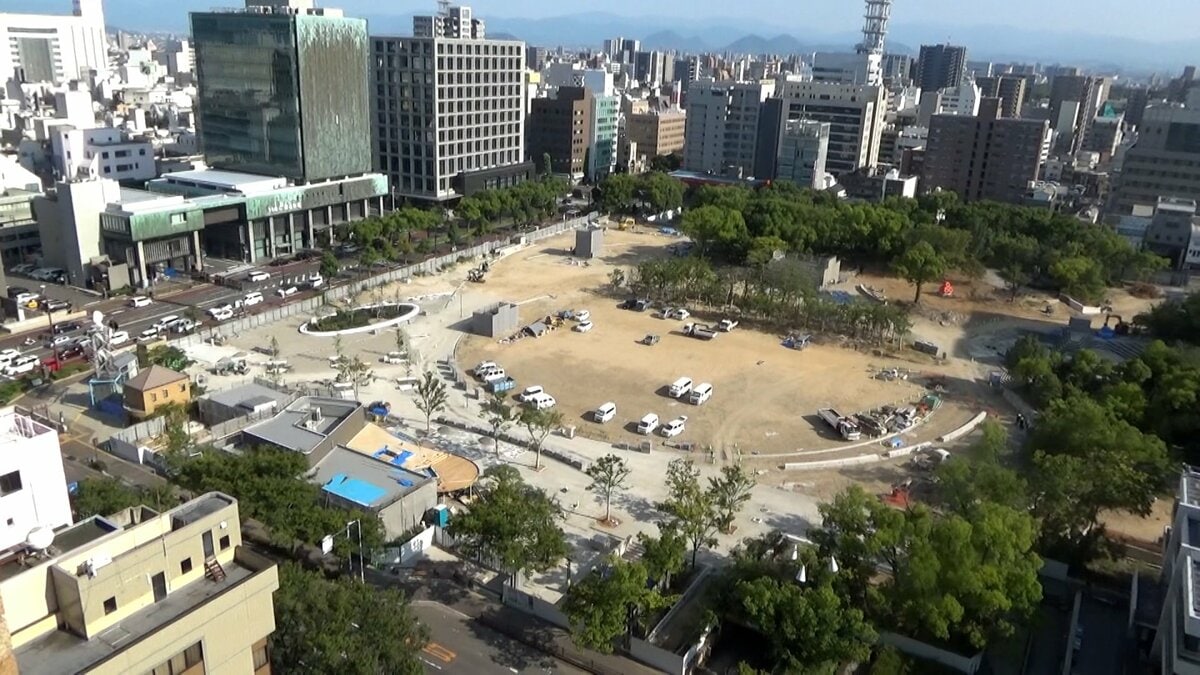 高松市が再整備を進めている中央公園の一部を10月31日に先行オープン　カフェや夜間照明も【香川】
