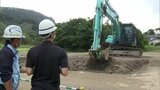 道路工事の技術向上を 無人の重機などICTを活用した土木現場見学会|TBS NEWS DIG