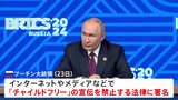 ロシア・プーチン大統領、“自分の意思で子どもを持たないことを選択”の「チャイルドフリー」宣伝禁止する法律と、ウクライナ侵攻参加兵士の借金帳消しの法律に署名|TBS NEWS DIG
