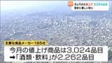 ”値上げの秋” 酒、清涼飲料水、パックご飯も…10月から3024品目値上がり 2年ぶりに通年で2万品目超える|TBS NEWS DIG