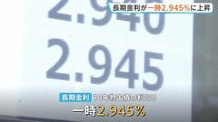 約30年ぶりの高水準 長期金利が一時2.945％に 中東情勢の不透明感により原油の先物価格上昇しインフレ加速の見方| TBS CROSS DIG with Bloomberg