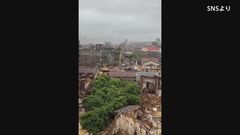 中国・福建省で浸水した住宅に取り残される住人も　“復活台風”の影響で豪雨| TBS CROSS DIG with Bloomberg