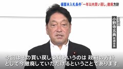 自民・小野寺政調会長　備蓄米入札「1年以内買い戻し」を撤廃する方針　流通の制約を減らすため| TBS CROSS DIG with Bloomberg