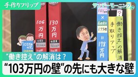 “103万円の壁”引き上げで…手取りアップと“働き控え”解消は? 大幅な税収減、立ちはだかる“別の壁”【サンデーモーニング】|TBS NEWS DIG