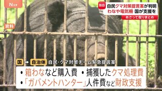 【独自】クマ被害　わなや電気柵など国が財政支援を　自民党の緊急提言案が判明| TBS CROSS DIG with Bloomberg