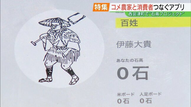 「石高」でもらえるコメの量決定 注目の農家支援アプリ 福島・西会津町|TBS NEWS DIG