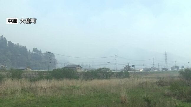 岩手県大槌町の山林火災発生から3日目　収束の見通し立たず　現地からリポート|TBS NEWS DIG