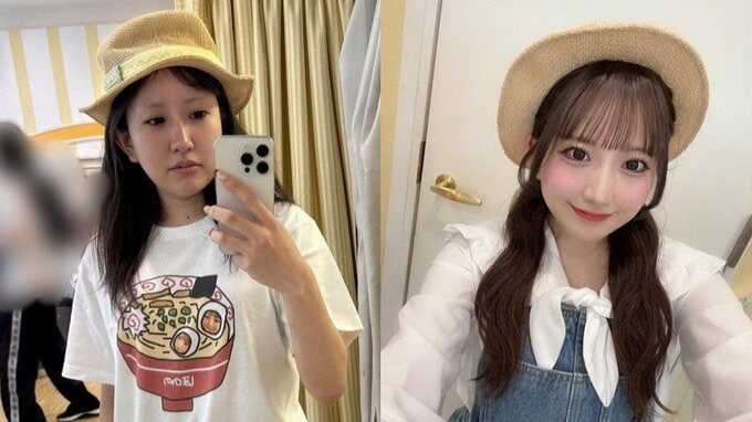 【SKE48】相川暖花さん「メイクしたらいけた」　すっぴんからの変貌にフォロワー沸く「すっぴん公演が観たい」|TBS NEWS DIG