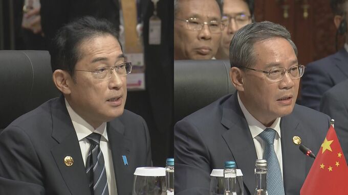 【速報】日中首脳が接触　処理水めぐり意見交換か