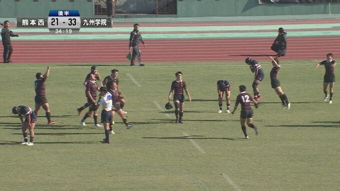 全国高校ラグビー熊本県予選決勝　九州学院が花園へ|TBS NEWS DIG