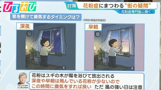 かゆみ・鼻水 どこからが「花粉症」？夜なら窓を開けてOK？花粉症専門医が答える“街のギモン”【ひるおび】|TBS NEWS DIG