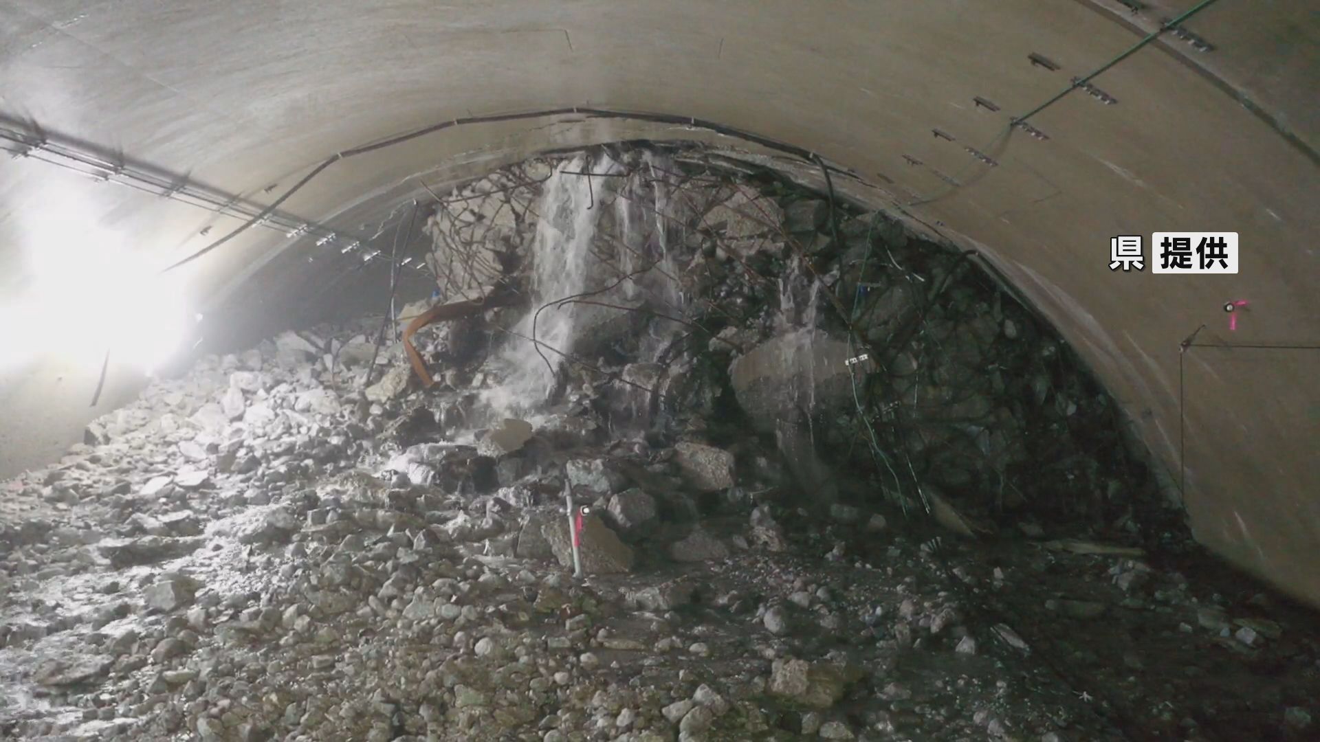 通行止め続く北薩トンネル 復旧進めるための水抜き工事にきょう着手