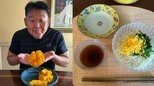 【 花田虎上 】　贈り物で届いた旬の味覚を家族で満喫 　「今までで一番熟れていて甘くて美味しい」　メキシコマンゴーや小豆島素麺に感謝|TBS NEWS DIG