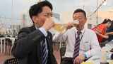 「昼間一生懸命働いたのでおいしい」キンキンに冷えた生ビールをグビグビ! JR静岡駅ビルのビアガーデンオープン|TBS NEWS DIG