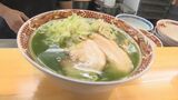 店一番の不人気ラーメン「１日１杯出るかどうか」から一転、人気急上昇　緑色のスープ「抹茶ラーメン」…なぜ？　|　BSSニュース | BSS山陰放送