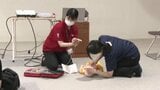 おもちゃの誤飲やうつぶせ寝…子どもの窒息事故に備える救命処置、愛媛県松山市で講習会　|　愛媛のニュース - Nスタえひめ｜あいテレビは6チャンネル