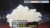 1月の消費者物価指数　去年より3.2％上昇し1年7か月ぶりの水準に　コメ類は70％以上上昇|TBS NEWS DIG