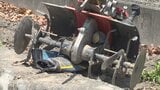 耕運機に右足を巻き込まれる 80代男性がケガ 現場は40㎝ほどの段差 山梨|TBS NEWS DIG