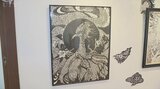 和紙をカッターで切り生き物を表現 切り絵作家深沢朝実さんの個展開催 北杜市・おいでやギャラリー|TBS NEWS DIG