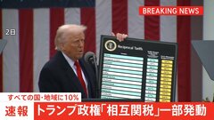 【速報】トランプ政権「相互関税」一部発動　すべての国・地域に10％| TBS CROSS DIG with Bloomberg