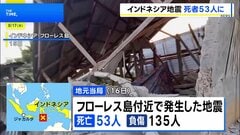 マグニチュード７．７のインドネシア東部地震、死者53人に| TBS CROSS DIG with Bloomberg