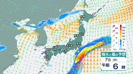近畿地方】多いところで1時間に50mm、バケツをひっくり返した雨量の