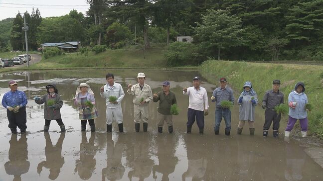 「食べられるものを作れるのは最高」震災後初、出荷に向けたコメ作り　飯舘村長泥地区で田植え　福島|TBS NEWS DIG