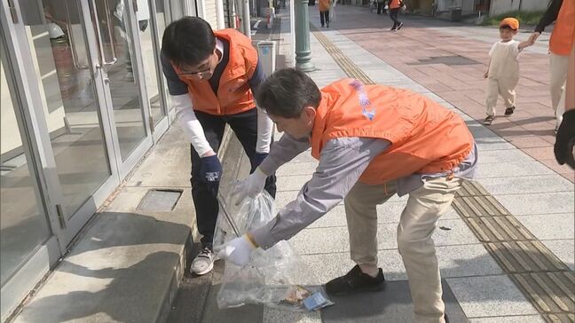 「小さな親切」運動 宮崎市中心市街地を約240人で清掃|TBS NEWS DIG