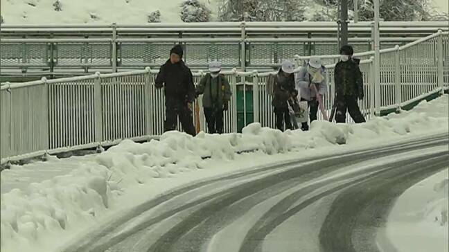 【強い寒波】「4枚ぐらい重ね着しました」　岡山県北の山間部では断続的に降雪続く　真庭市の上長田で83cmなど【岡山】|TBS NEWS DIG