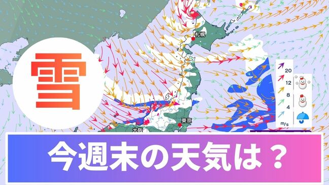 【大雪情報】今週末の天気はどうなる…今季“最強最長寒波”の影響をチェック　最新の雪のシミュレーション　北海道・東北・関東甲信・北陸・東海・近畿・中国の予想降雪量|TBS NEWS DIG