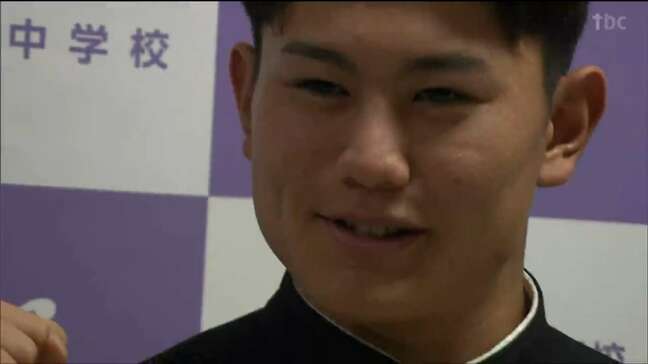【楽天】ドラフト4位の大栄利哉選手（学法石川高校・福島）「厳しい世界に食らいついていく」|TBS NEWS DIG