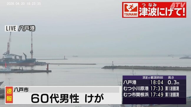 東北町でけが人あり 三陸沖で震度5強の地震 青森県八戸市【LIVE配信中】|TBS NEWS DIG