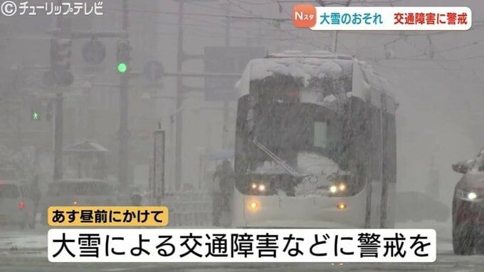 積雪 朝日35㎝魚津33㎝ 3日昼前にかけて大雪に警戒（2日午後4時現在）富山|TBS NEWS DIG