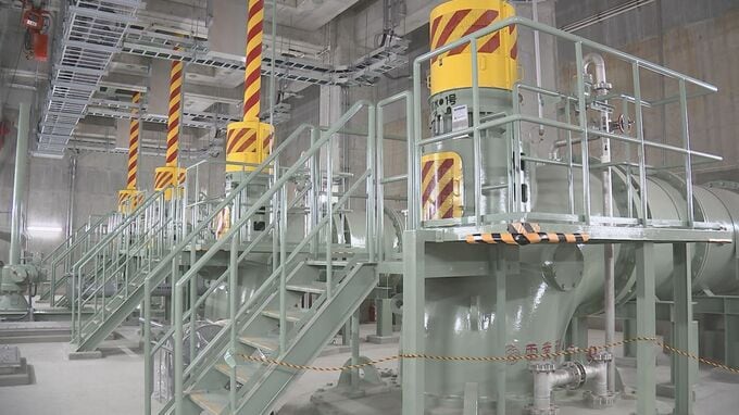 東京都下水道局が新たに稼働するポンプ所を公開　雨水を放流|TBS NEWS DIG