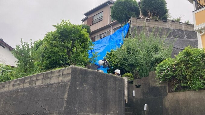 長崎市でがけ崩れ相次ぐ　28日夕方まで土砂災害に注意　|　長崎のニュース | 天気 | NBC長崎放送