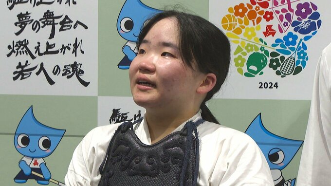 【インターハイ】なぎなた　玖珠美山の小野栞選手が準優勝　団体は大分西が準優勝　|　大分のニュース｜OBS NEWS｜大分放送