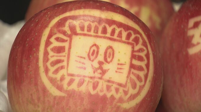 見守り活動のお礼に　メッセージ浮き出た「徳佐安心安全リンゴ」を|TBS NEWS DIG