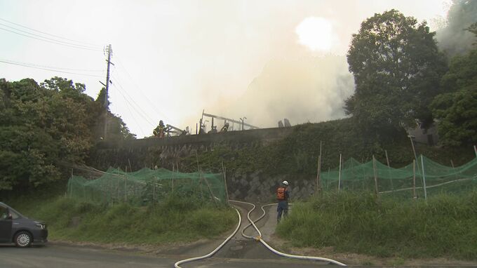 山口県美祢市の民家で火災　高齢の母親と息子の２人暮らし　母親と連絡が取れず|TBS NEWS DIG