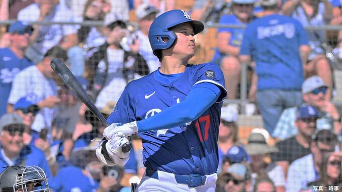 大谷翔平、今季OP戦初のマルチ安打！初回は技あり二塁打→先制のホームイン、4戦連続ヒットで好調アピール|TBS NEWS DIG