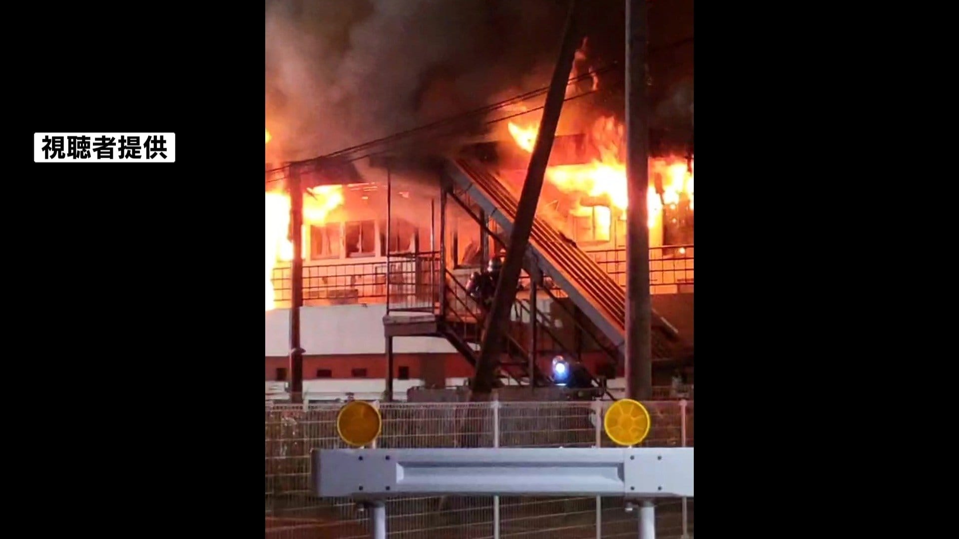 熊本市北区 アパートで火事 焼け跡から1人の遺体 60代男性の住人と連絡