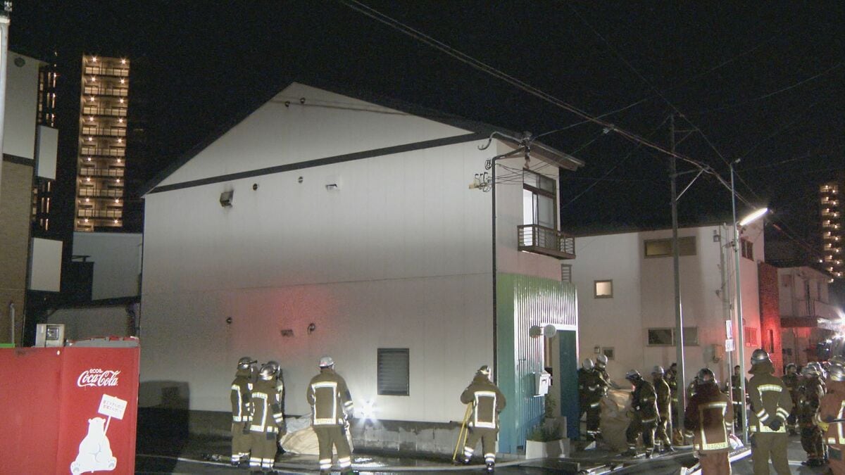 名古屋・東区の集合住宅で火事…８０代くらいの男性が死亡