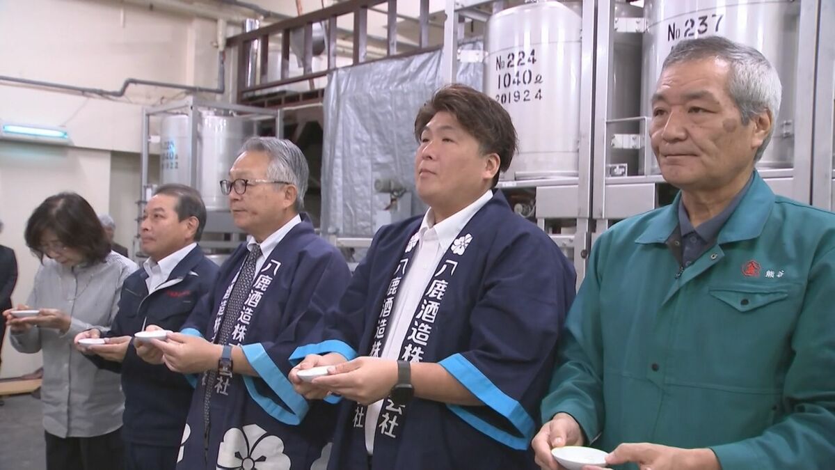 八鹿酒造で蔵入り神事　酒造り本格化へ　11月に新酒を販売予定
