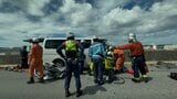 路線バスに普通乗用車が衝突、運転手を救急搬送 乗客は無事 豊見城市の国道331号 | 沖縄のニュース|RBC 琉球放送