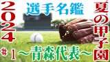 【夏の甲子園2024】~青森代表・選手名鑑~「青森山田ナイン 全国制覇を目指して」#1(全4回) | 青森のニュース│ATV NEWS│青森テレビ