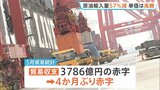 5月の貿易収支は4か月ぶり赤字　原油輸入量が6割近く減少　輸入単価は過去最高まで高騰　ホルムズ海峡など中東の情勢受け原油調達コストかさむ|TBS NEWS DIG