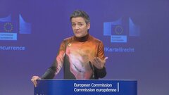 音楽配信サービスで“競争阻害” EU委員会 IT大手アップルに制裁金2900億円| TBS CROSS DIG with Bloomberg